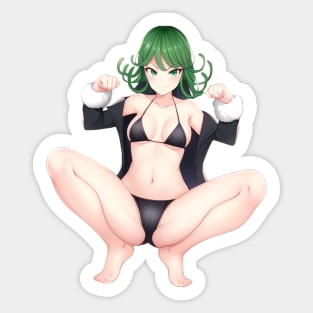 Tatsumaki - One Punch Man Lewd, Ecchi Art Sticker